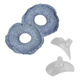 Rosquinhas Seios Algodão Protetor Seios Silicone Kababy