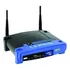 Roteador 2,4ghz 2 Antenas Linksys Wrt54g Com Cor Azul/preto