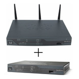 Roteador Cisco 881w Services + Router Cisco 881-k9 4x Rj45