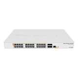Roteador Mikrotik Crs328-24p-4s+rm 24 Portas Gigabit +4 Sfp De Cor Branca