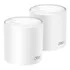 Roteador Tp-link Deco X50 Mesh Wi-fi 6 Ax3000 Gigabit Pack Com 2 Unidades Cor Branco 110v/220v