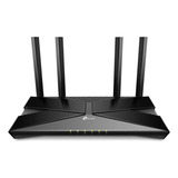 Roteador Wi fi 6 Gigabit Dual Band Ax53 Tp link Bivolt Cor Preto 110v 220v
