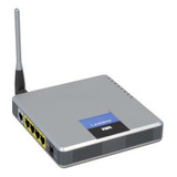Roteador Wireless E Modem Adsl2  Cisco Linksys Wag200g