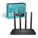 Roteador Wireless Tp link Archer C6 Wi fi 1200mbps Gigabit 100 1000 Dual Band Mu mimo Ac1200