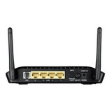 Roteador Wireless Wifi Adsl 300mbps D link Dsl 2740e Cor Preto