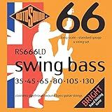 Rotosound RS666LD Swing Bass 66 Cordas De Aço Inoxidável 6 Cordas Para Baixo 35 45 65 80 105 130 
