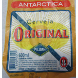 Rótulo Antarctica Cerveja Original