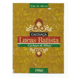 Rótulo Antigo Cachaça Aguardente Pinga Lucas Batista F13