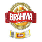 Rótulo Antigo Cerveja Brahma