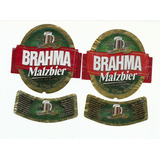 Rótulo Antigo Cerveja Brahma Malzbier 355 Ml F8