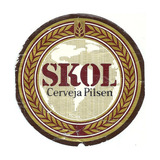 Rótulo Antigo Cerveja Skol Pilsen 600