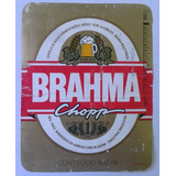 Rótulo Antigo Garrafa Cerveja Brahma 600