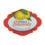 Rótulo Antigo Soda Limonada Stringhini Cn2