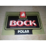 Rótulo Cerveja Escura Bock Polar