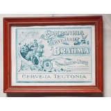 Rótulo Da Cerveja Teutonia Brahma 1942