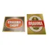 Rótulos Antigos Cerveja Brahma - Original Sem Uso - Lote C/2