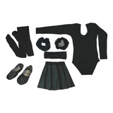Roupa Ballet Manga Longa Completa Infantil