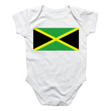 Roupa Bebê Bandeira Da Jamaica Reggae Futebol