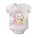Roupa Bebê Bodie Menino Menina Minha Primeira Páscoa