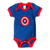 Roupa Bebe Capitao America