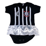 Roupa Bebe Corinthians Body Mesversario Atacado Corinthians