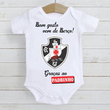 Roupa Bebê Futebol Bom Gosto Vem Berço Vasco Padrinho