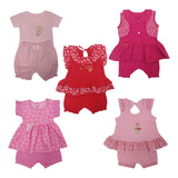 Roupa Bebê Menina Infantil Kit 10 Conjuntos Feminino Atacado