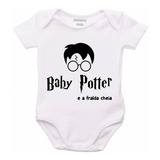 Roupa Body Bebê Personalizado Baby Potter Fralda Cheia