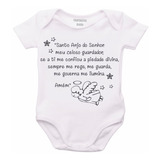 Roupa Body Bebe Santo