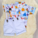 Roupa Bolofofos Menino Conjunto