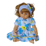 Roupa Bonecas Bebê Reborn Vestido C calcinha Pronta Entrega 