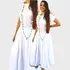 Roupa Branca Conjunto Feminino Saia Preta Umbanda Candomblé
