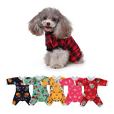 Roupa Cachorro Macacão Pijama Frio Tamanho M Kit 3 Unidades