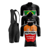 Roupa Ciclismo Bike Masculino Bretelle Gel camisa Ciclista