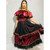 Roupa Cigana Bordo Marsala