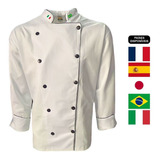 Roupa Cozinheiro Chef De Cozinha Com