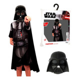 Roupa Darth Vader Cosplay Original Infantil Capa Máscara