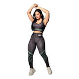 Roupa De Academia Legging E Top Com Bojo Removível