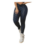Roupa De Academia Moda Feminina Leg De Cordão Poa Brinde