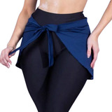 Roupa De Academia Saia Tapa Bumbum Fitness Ajuste Amarrar