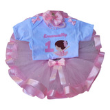 Roupa De Balé Bailarina Body Saia