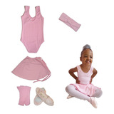 Roupa De Balé Infantil Modelo Regata C Saia De Ballet K5