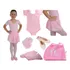 Roupa  De Ballet Conjunto Balé Com Bolsa Linda Bailarina