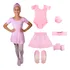 Roupa De Ballet Infantil Elisa   Feminino  Várias Cores