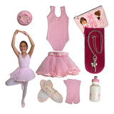 Roupa De Ballet Infantil Modelo Regata C Saia De Tule K8