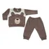 Roupa De Bebe Conjunto Blusa + Calça Moletom Inverno Bordado