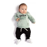 Roupa De Bebê Conjunto Menino Moletom Blusa E Calça