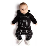 Roupa De Bebe Menino Conjunto Blusa E Dinossauro Moletom
