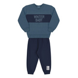 Roupa De Bebe Menino Conjunto Blusa Moletom Roupa De Frio
