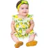Roupa De Bebe Vestido Com Tiara 100  Algodão